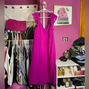 Time and Tru Vibrant Purple Maxi Dress
